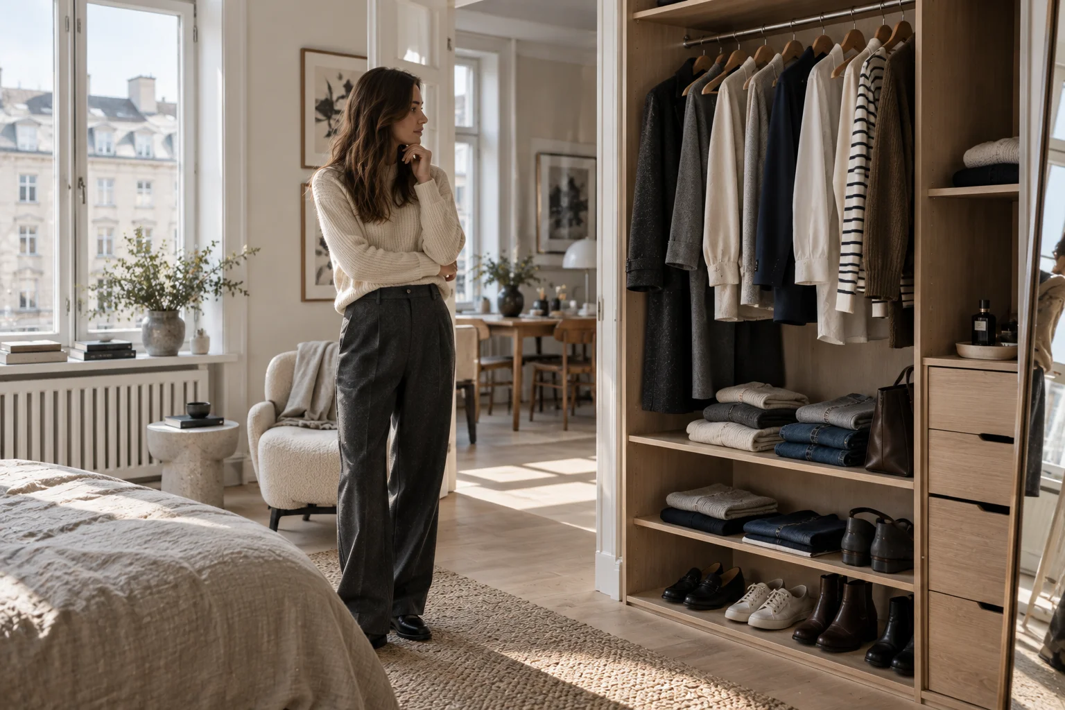 The Scandinavian Capsule Wardrobe: 15 ARKET Pieces That Make Getting Dressed Effortless
